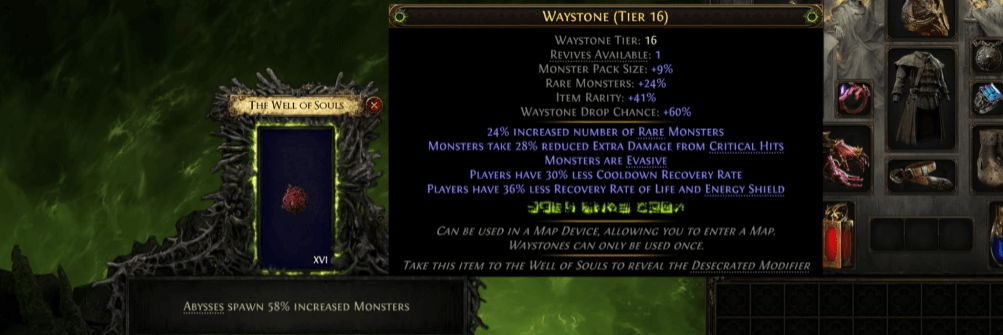 path of exile 2 waystone abyssal crafting mechanic changes